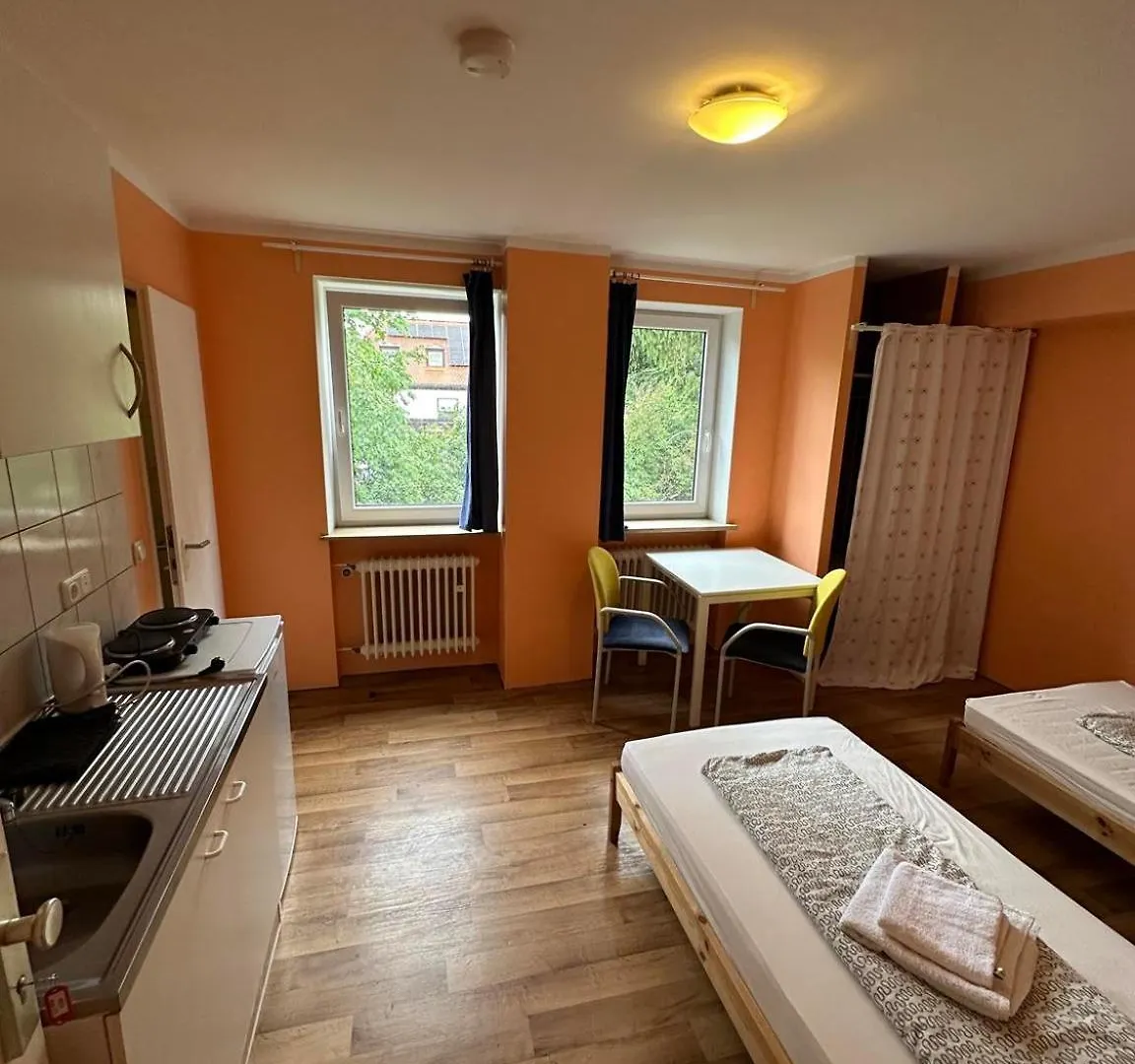 Low Budget Olympia Park Apartmenthostel Han 53 München Apartmanhotel